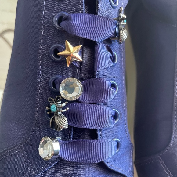 Blue platform Tennis shoes - Picture 4 of 7